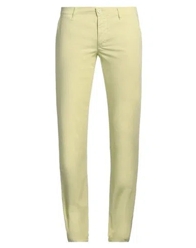 Drykorn Man Pants Lime Green Size 33w-34l Cotton, Elastane