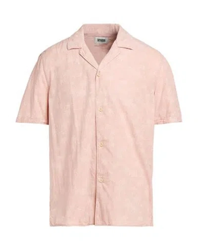 Drykorn Man Shirt Antique Rose Size Xl Cotton In Pink