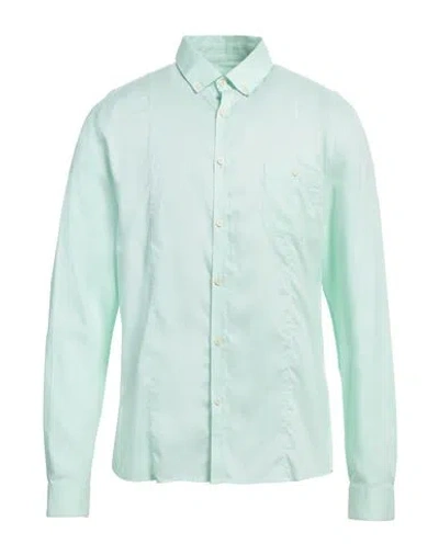 Drykorn Man Shirt Light Green Size L Cotton