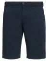 Drykorn Man Shorts & Bermuda Shorts Navy Size 32 Cotton, Elastane In Navy Blue