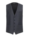 Drykorn Man Tailored Vest Blue Size 40 Wool, Polyamide, Elastane In Blue