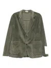 Drykorn Marls Pockets Corduroy Jacket In Green