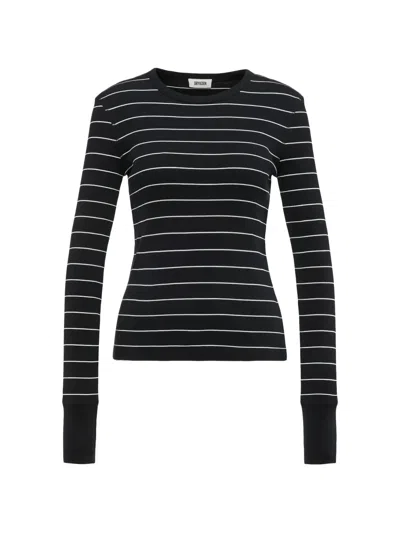 Drykorn Nurit Long-sleeve Top In Black