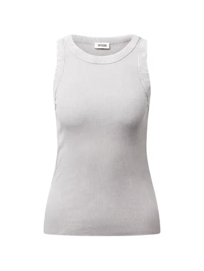 Drykorn Olina Ribbed-knit Tank Top In White