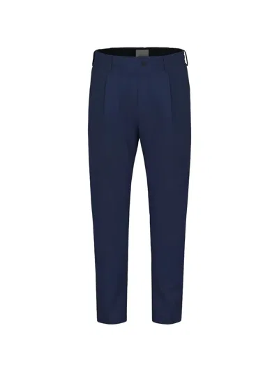 Drykorn Pleated Chasy Trousers In Blue