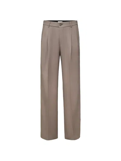 Drykorn Relaxed Fit Pleated Trousers In Animal Print