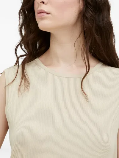 Drykorn Ribbed-knit Top In Neutral