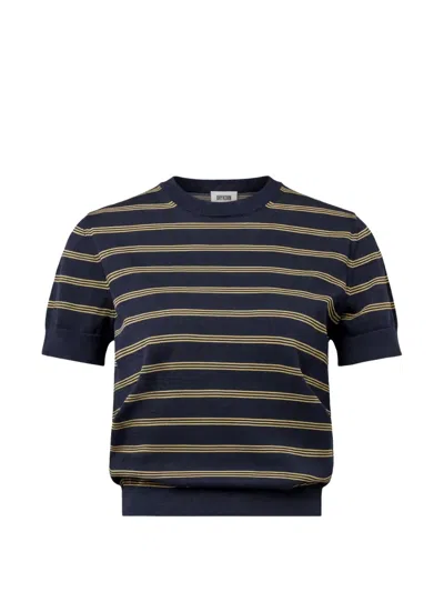 Drykorn Ronija Striped Short-sleeve T-shirt In Multi