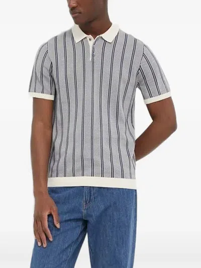 Drykorn Striped Knitted Polo Shirt In Multi