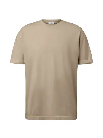 Drykorn Thilo Cotton T-shirt In Brown