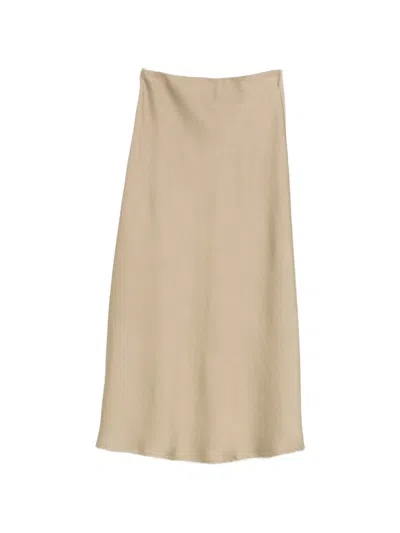 Drykorn Ura A-line Midi Skirt In Brown