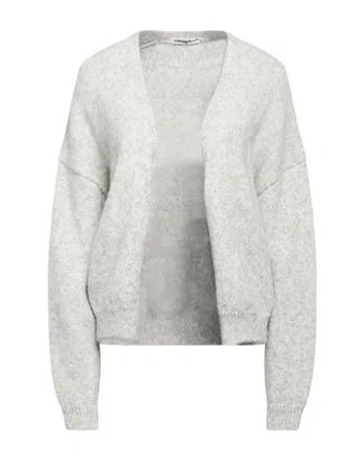 Drykorn Woman Cardigan Light Grey Size S Polyamide, Alpaca Wool, Wool In White