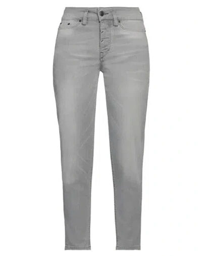 Drykorn Woman Jeans Grey Size 26w-34l Cotton, Elastane