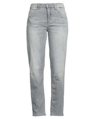 Drykorn Woman Jeans Grey Size 30w-34l Cotton, Elastomultiester, Elastane