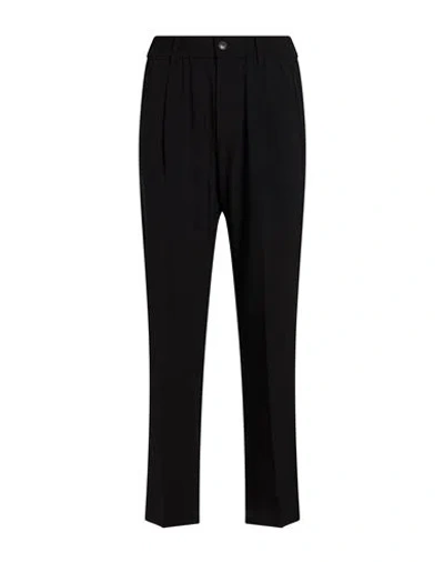Drykorn Woman Pants Black Size 31w-32l Recycled Polyester, Viscose, Elastane