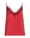 DRYKORN DRYKORN WOMAN TANK TOP RED SIZE 2 CUPRO