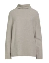 Drykorn Woman Turtleneck Sand Size M Alpaca Wool, Polyacrylic, Wool, Elastane In Neutral