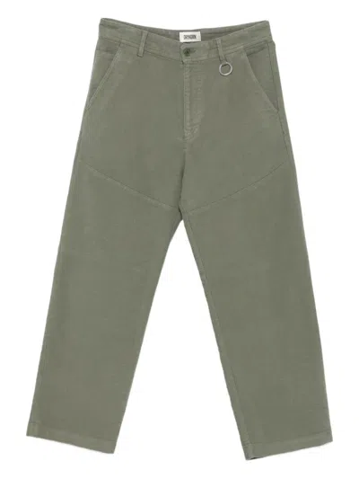 Drykorn Yogga Ring-detail Trousers In Gray