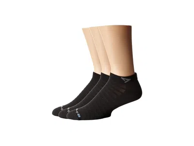 Drymax Hyper Thintm Running V4 Mini Crew 3-pair Pack Low Cut Socks Shoes Black: Xl (us Men's Shoe 11-13 - W