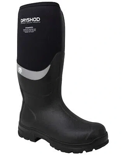 Pre-owned Dryshod Men's Steadyeti Hi-cut Genuine Vibram Arctic Grip Pull On Outdoor Boot - In Black/grey