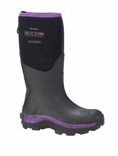 Dryshod Women's Hi Arctic Storm Boots In Black/purple