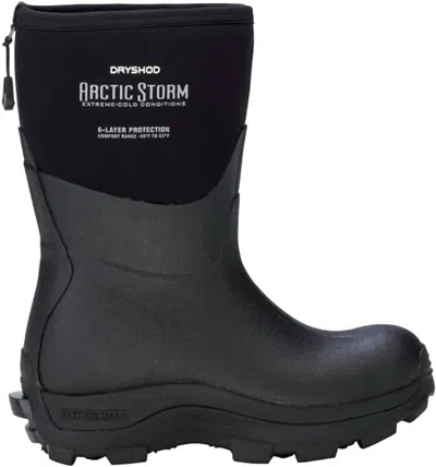 Dryshod Women's Mid Arctic Storm Boots In Black/grey