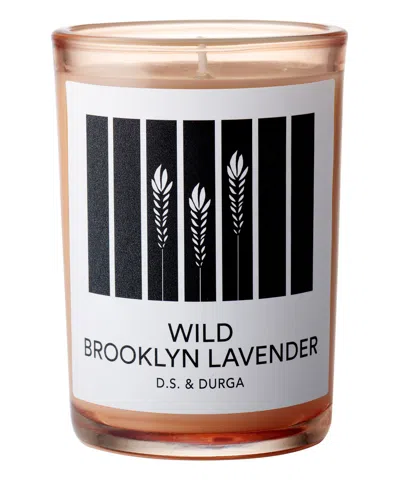 D.s. &amp; Durga Wild Brooklyn Lavender Candle 200 G In White