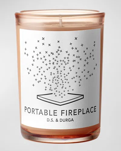 D.S. & DURGA 7 OZ. PORTABLE FIREPLACE CANDLE
