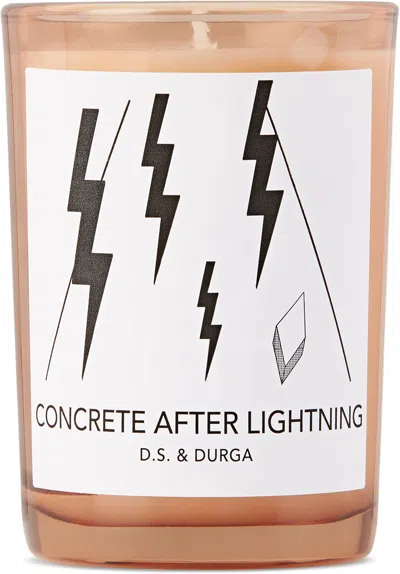 D.s. & Durga Concrete After Lightning Candle, 7 oz In N/a