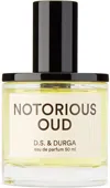 D.s. & Durga Notorious Oud Eau De Parfum, 50 ml In Na