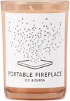 D.s. & Durga Portable Fireplace Scented Candle In N/a