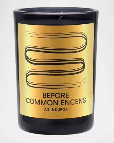 D.s. & Durga Before Common Encens Candle, 7 Oz. In Black
