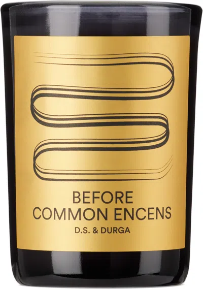 D.s. & Durga D. S. & Durga Before Common Encens Candle 7oz In N/a