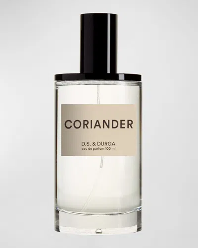 D.s. & Durga Coriander Eau De Parfum, 3.4 Oz. In White