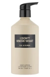 D.s. & Durga I Don't Know What Body Lotion In No Color
