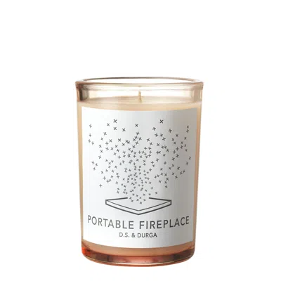 D.s. & Durga Ds & Durga Portable Fireplace Candle In Neutral