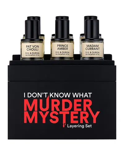 D.S. & DURGA MURDER MYSTERY FRAGRANCE LAYERING SET