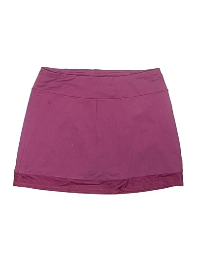 Pre-owned Dsg Active Skort In Burgundy