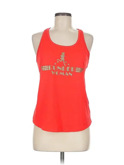 Pre-owned Dsg Active Tank Top In Orange