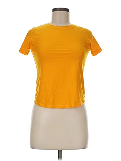 Pre-owned Dsg Active T-shirt In Yellow