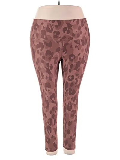 Pre-owned Dsg Leggings In Brown