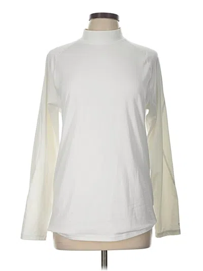 Pre-owned Dsg Long Sleeve Top Ivory Turtleneck Tops