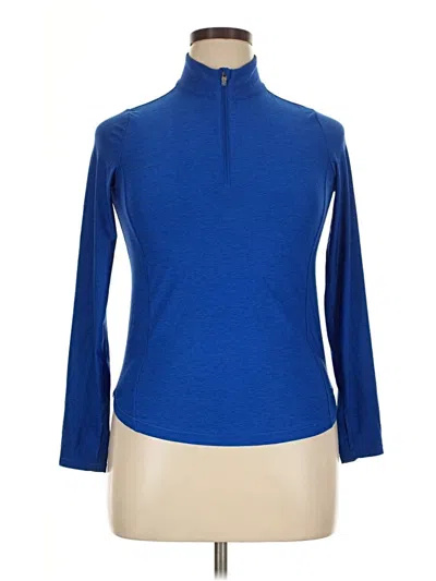 Pre-owned Dsg Long Sleeve Turtleneck In Blue