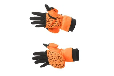 Dsg Outerwear Women's  4.0 Windproof Hunting Flip Gloves In Orange