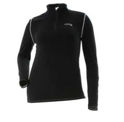 Dsg Outerwear Women's  D-tech 2.0 Long Sleeve 1/4 Zip In Black