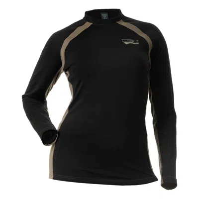 Dsg Outerwear Women's  D-tech Long Sleeve Mock Neck Base Layer In Black
