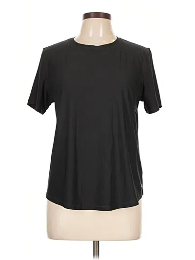 Pre-owned Dsg Short Sleeve Top Black Crew Neck Tops