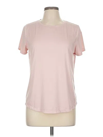 Pre-owned Dsg Short Sleeve Top Pink Crew Neck Tops
