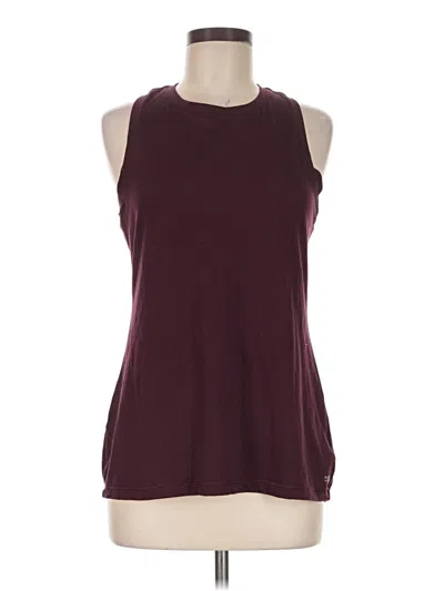 Pre-owned Dsg Sleeveless T-shirt In Burgundy
