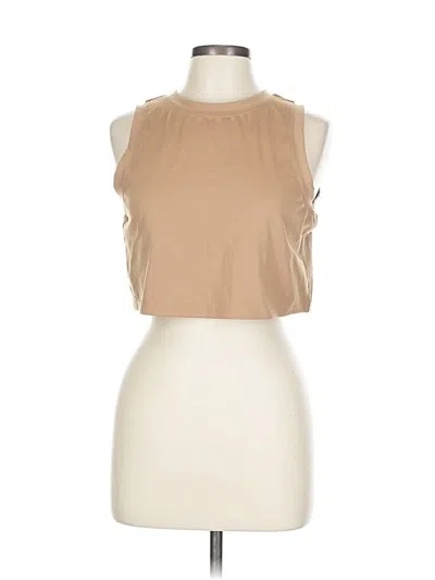 Pre-owned Dsg Sleeveless T-shirt In Tan